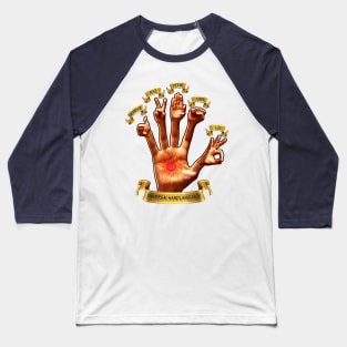 Universal Hand Signals Baseball T-Shirt